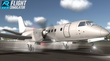 Saab 340 Autopilot Landing