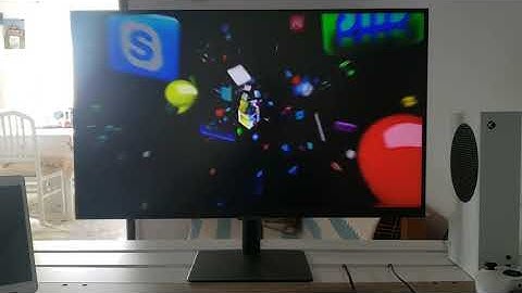 2012 Samsung Smart TV first boot animation played on Smart Monitor M5