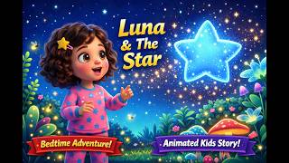 Luna and the Magical Star 🌟 | Bedtime Story for Kids | Animated Kids Story in English