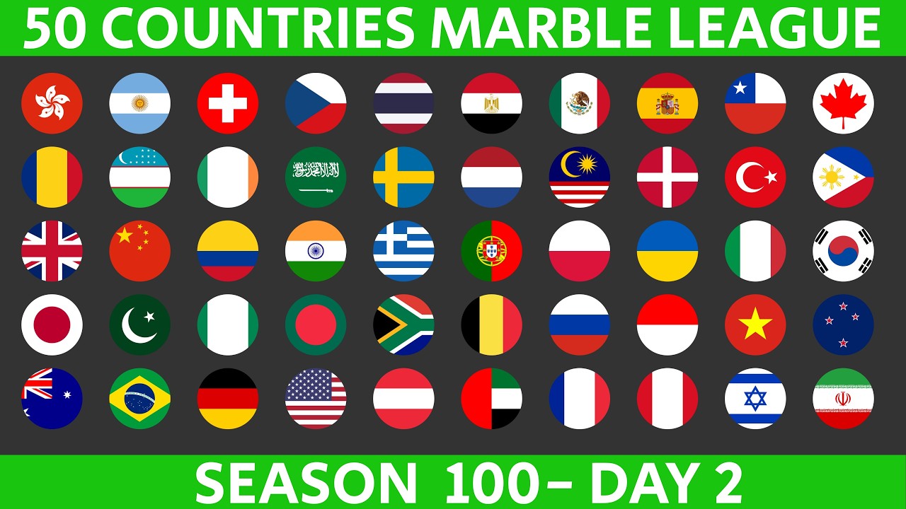 Лига мраморных гонок 50 стран, 100-й сезон, день 2/10, мраморная гонка в Алгоду.