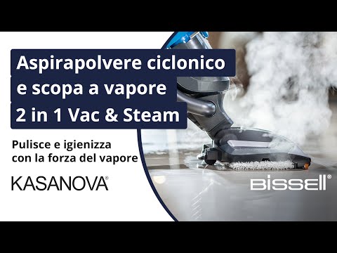 Aspirapolvere ciclonico e pulitore a vapore - Vac&Steam Bissell