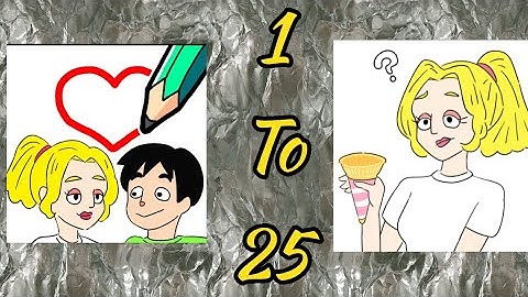 Drawing Games:Draw Happy Life level 1 To 25 Solution (IOS - Android)