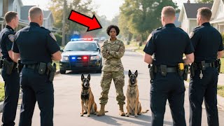 La Police Raciste Intimide Une Femme Noire Mais Panique Lorsque Son Chien De Service Sapproche