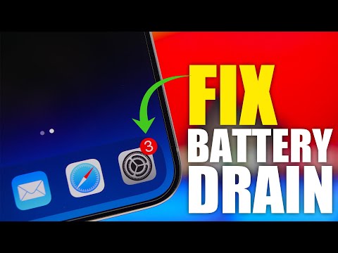 3 SIMPLE Settings to FIX iPhone Battery Drain !