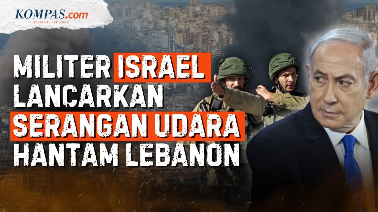 Detik-detik Serangan Udara Israel di Beirut Lebanon