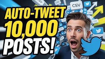 How to Bulk Upload & Auto-Tweet 10,000 Posts | Twitter Auto Post Tool