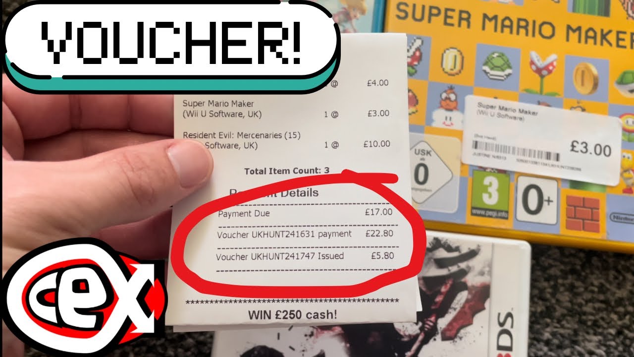 CeX Voucher Pick Ups! 3DS And WiiU Collections Are Growing! #CeX - YouTube