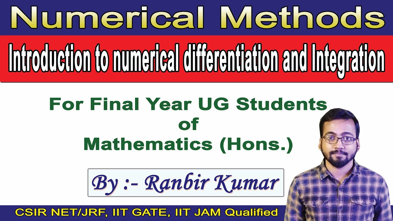 Introduction to numerical differentiation and integration | Example ...