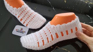 En Kolayi Bu Olabi̇li̇r Mi̇? Çeyizlik Patik Modeli Yapımı Tığ Işi Patik Örnekleri Yapılışı