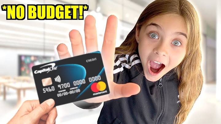 GIVING MY 9 YEAR OLD DAUGHTER MY CREDIT CARD FOR 24 HOURS!!