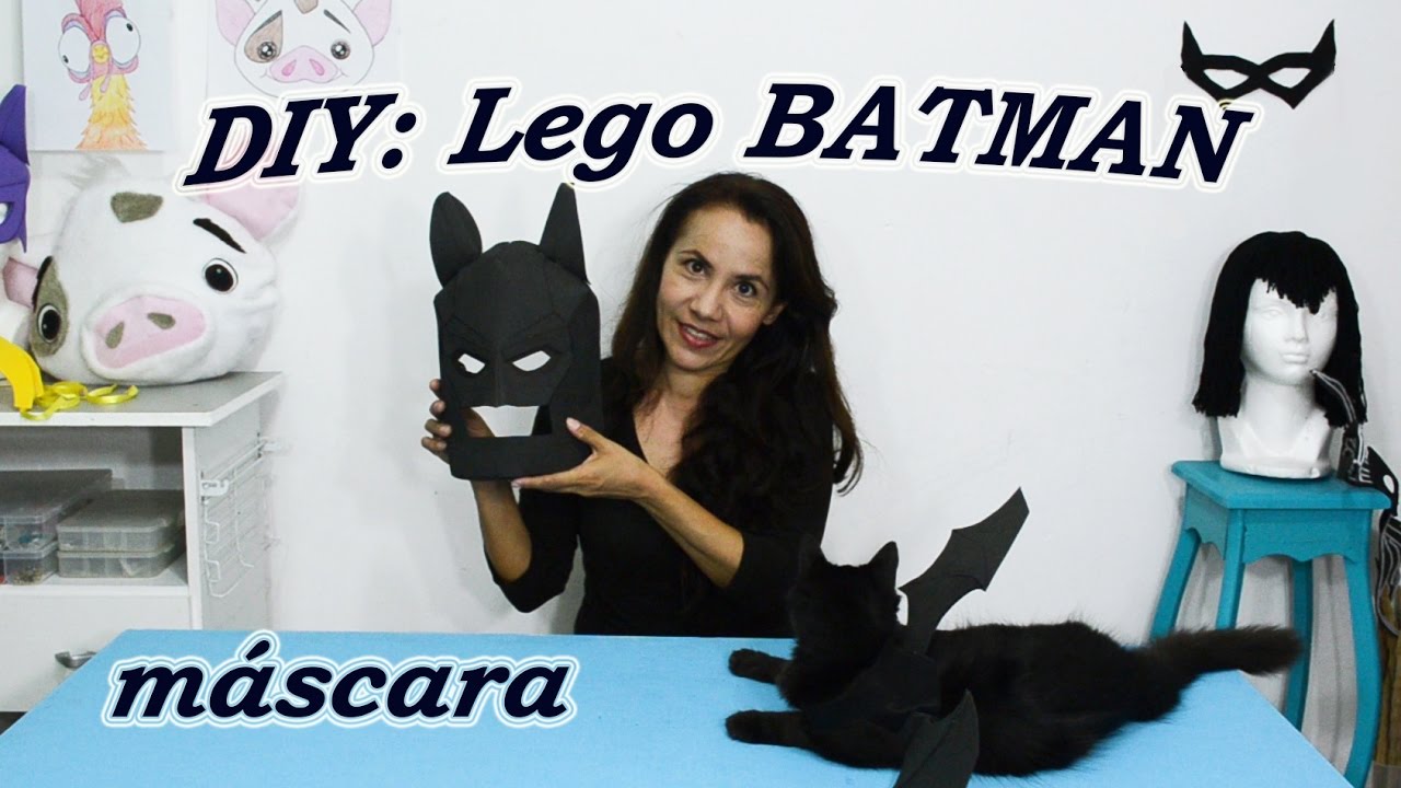 DIY: LEGO BATMAN máscara - YouTube