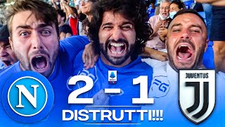 DISTRUTTI!!! NAPOLI 2-1 JUVENTUS | LIVE REACTION NAPOLETANI AL MARADONA HD