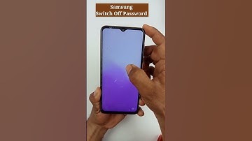 Samsung switch off password / When someone switches off Samsung mobile, it asks for password