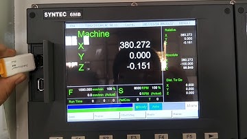 CC-SGS1525T-3S machine syntec controller execute and simulate the programming