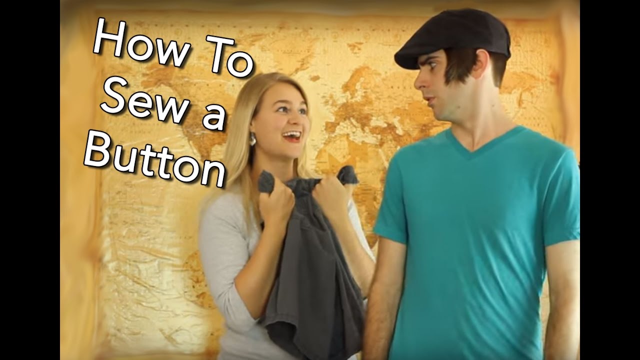 How to Sew on a Button YouTube
