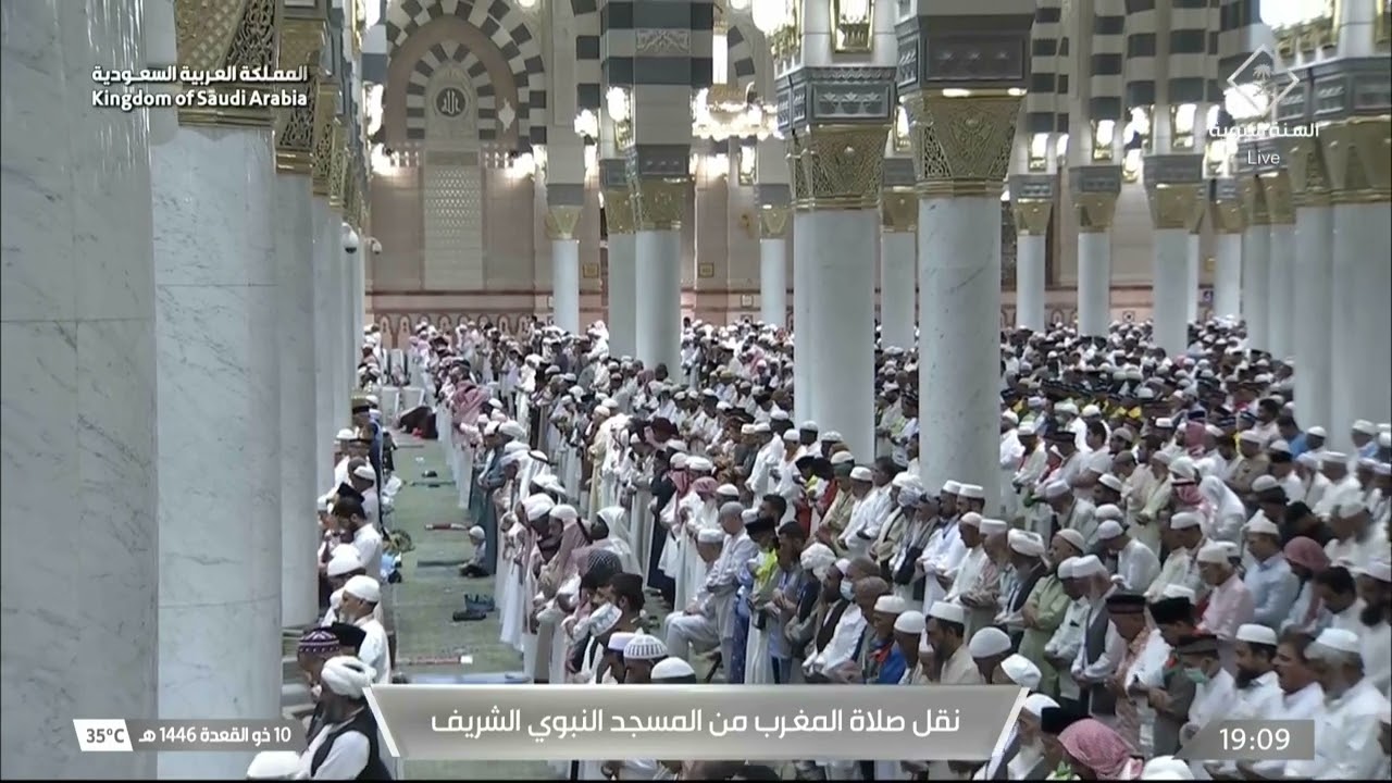 صلاة المغرب للشيخ عبدالباري الثبيتي 10 ذو القعدة 1446 هـ