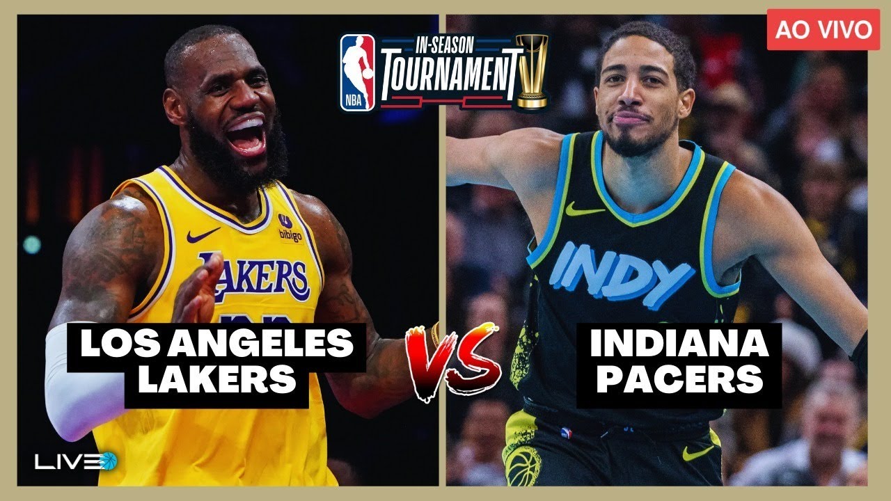 LAKERS E PACERS NA FINAL DO IN-SEASON TOURNAMENT! ASSISTA AO VIVO TODO O  PRÉ-JOGO 