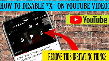 How to disable 