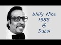 Wilfy Rebimbus at his maiden Wilfy Nite 1985 @ Dubai