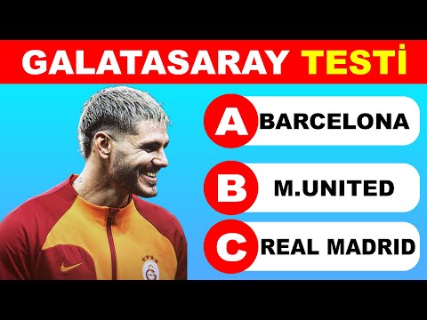 Galatasaray Bilgi Yarışması !🧠 Galatasaray Bilgini Test Et! ⚽ Galatasaray Testi 2024🟡🔴