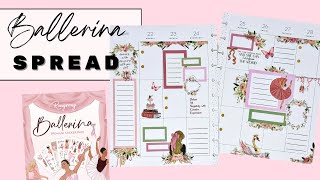 PLAN WITH ME  | BALLERINA SPREAD @rongrongdevoeillustration