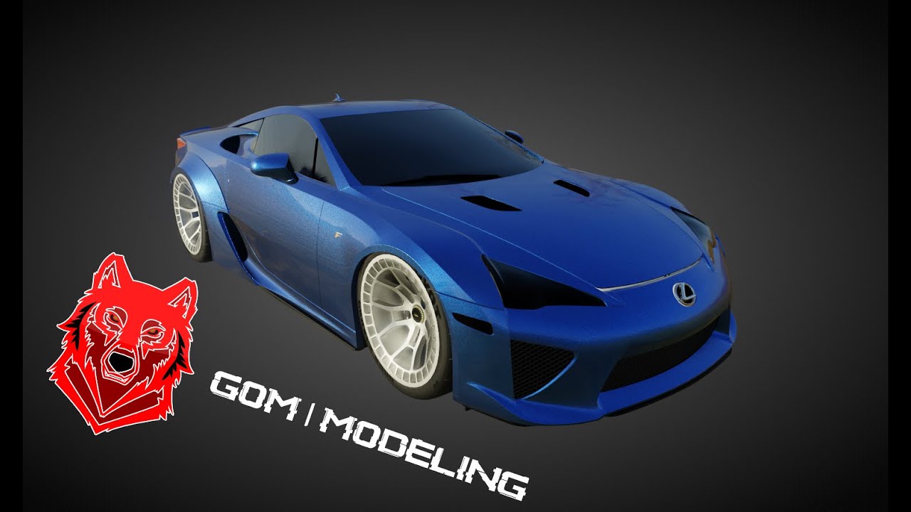 2012 Lexus LFA LBWK Concept - Modeling Phase ★ GOM | Modeling ★ Live ...