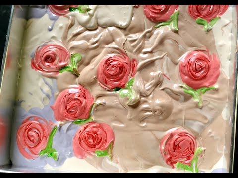 Video: Cara Membuat Bunga Ros Di Atas Kek