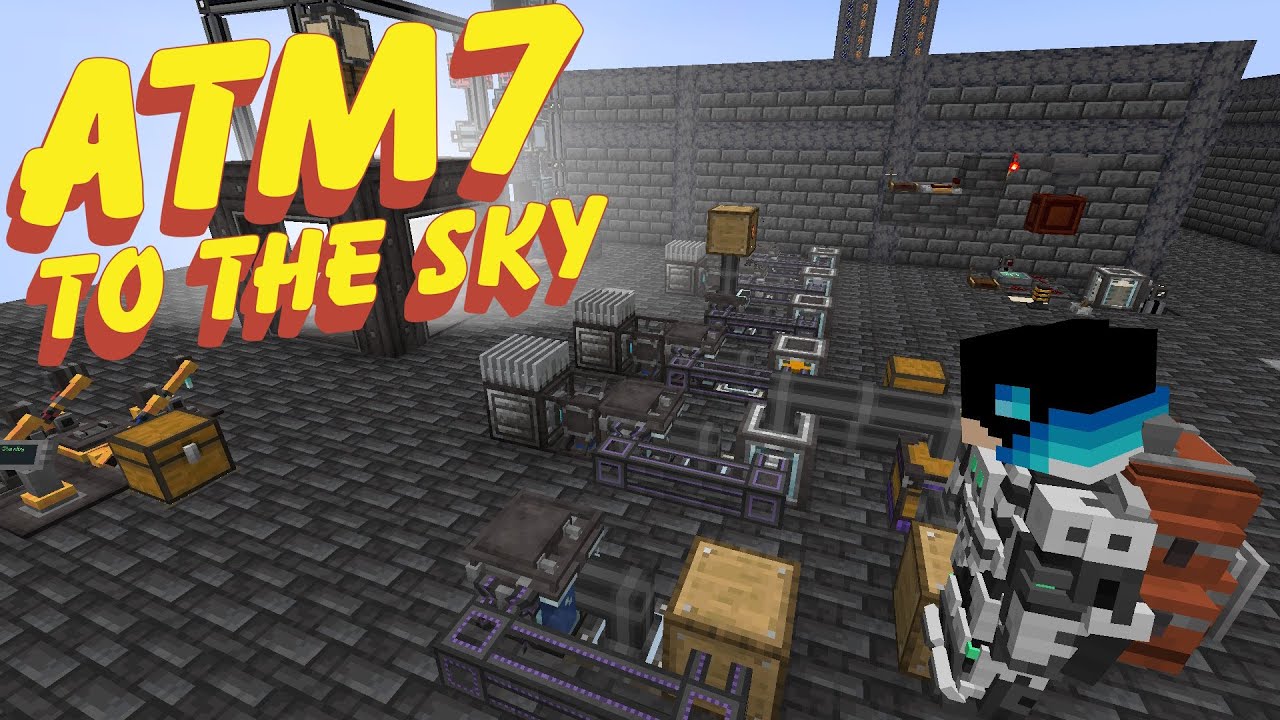 ATM 7 To the Sky EP10 Pnematicraft & Philosophers Fuel - YouTube