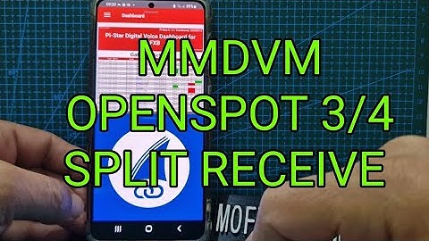 OPENSPOT 3/4 MMDVM TWIN RECEIVE/DASHBOARD -ANDROID