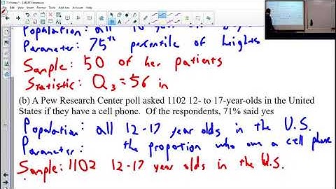 7.1 Part 1 - Sampling Distributions