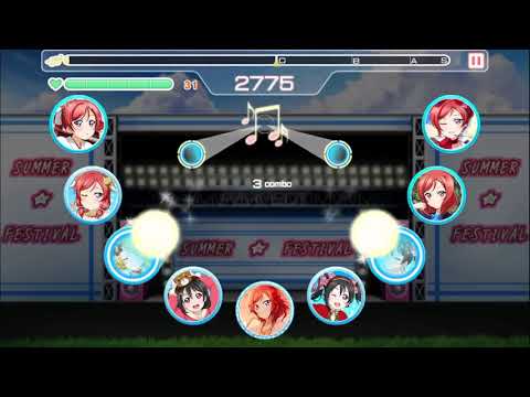 【スクフェス】BiBiのメンバーで『錯覚CROSSROAD』のExpertをやってみた