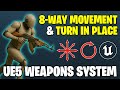 How To Add 8-Way Movement & Turn-In-Place Animations - Unreal Engine 5 Weapon System Tutorial