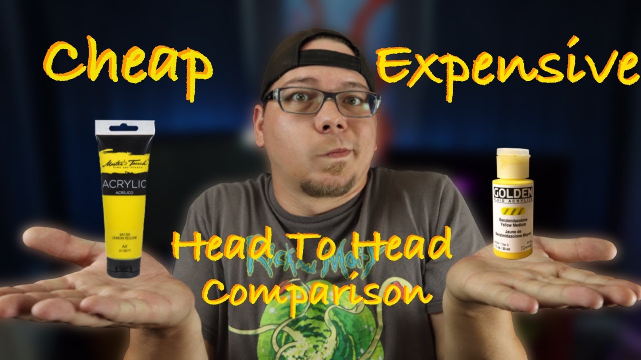 Cheap vs. Expensive Paint [Master's Touch vs. Golden Brand] YouTube