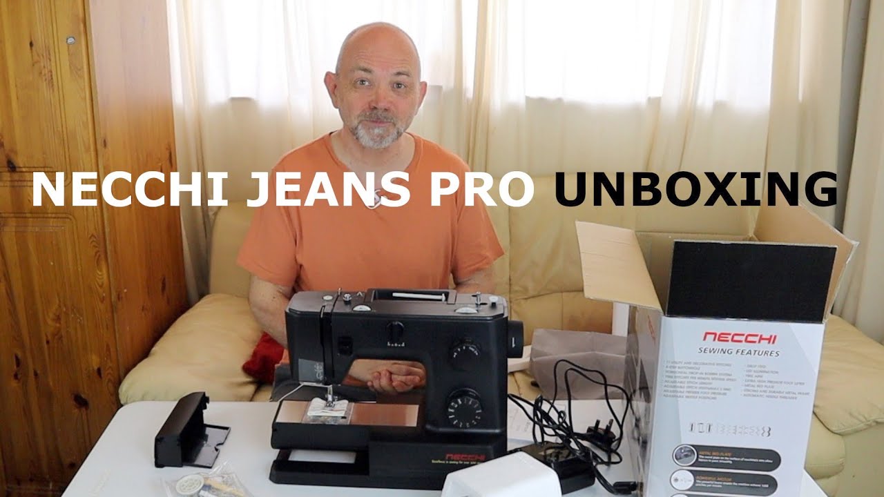 Necchi jeans pro sewing machine unboxing YouTube