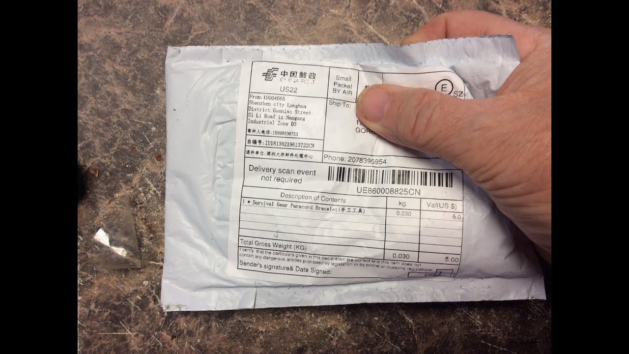 Mystery Envelope from China - YouTube