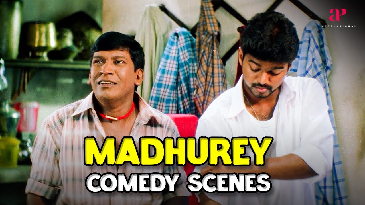      Madhurey Comedy Scenes  Vijay  Sonia Agarwal  Vadivelu