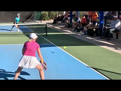 Jill Lum/Ying Zhao 3.5 (65-69) QFinals @worldseniorgames  ‘23 ​⁠ ​⁠@teamlumpickleball