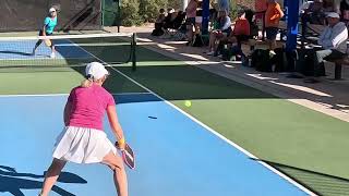Jill Lum/Ying Zhao 3.5 (65-69) QFinals @worldseniorgames  ‘23 ​⁠ ​⁠@teamlumpickleball