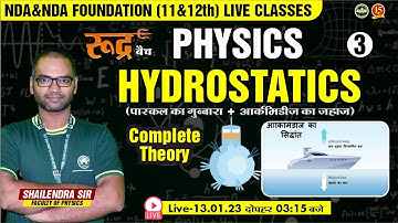 Join Physics ( Hydrostatics ) Live Class for NDA 1 Exam 2023 | Physics for NDA 1 2023 - MKC