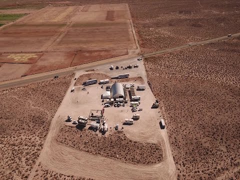 DRONE VIDEO: Area 51 Basecamp set up in Hiko