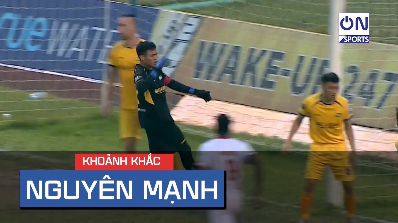 tin thể thao việt nam Tình huống thủ môn Nguyên Mạnh xuất sắc cứu thua cho SLNA trước DNH Nam Định