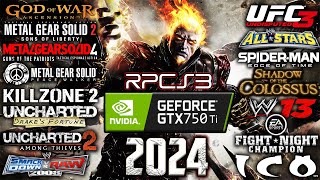 RPCS3 2024 | Ryzen 5 2600 + GTX 750 Ti in 2024 | 15 Games Tested