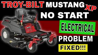 Troy-Bilt Mustang XP Zero Turn ( WON'T START ) Electrical Problem Fix!
