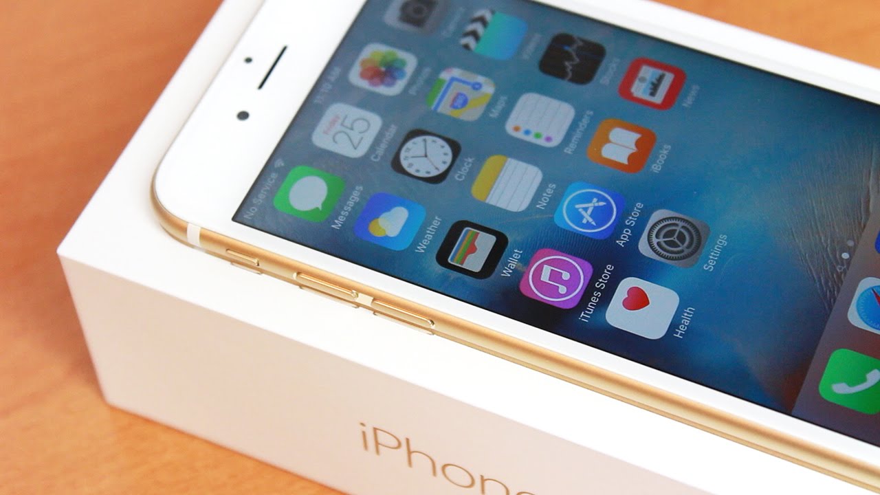 Apple iPhone 6S (64GB Gold) - Unpacking and Review