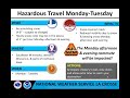 Snow to Impact Travel Monday-Tuesday