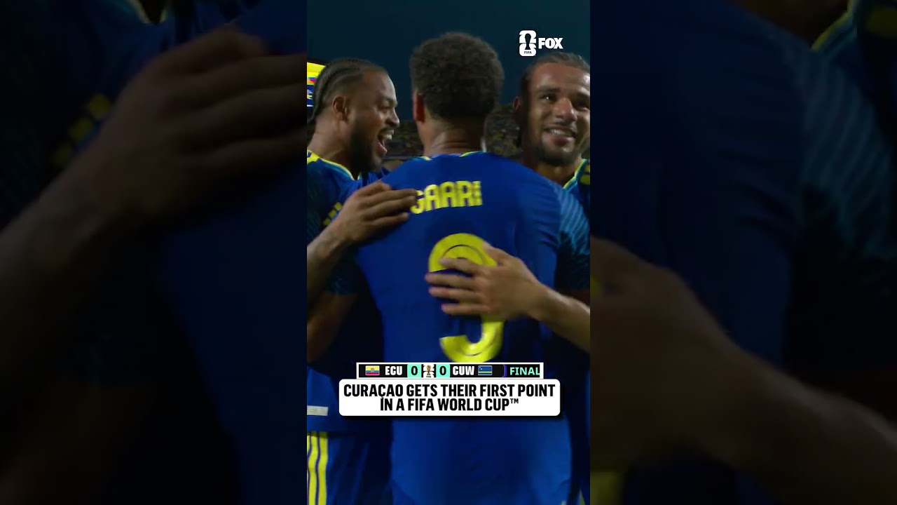 History made for Curaçao after the draw with Ecuador!
