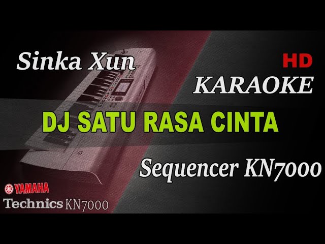 DJ SATU RASA CINTA - COVER SINKA XUN || KARAOKE class=