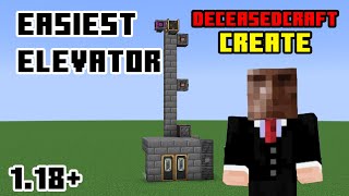 How to Build a Working Elevator in Minecraft (Create Mod Tutorial) - Deceasedcraft