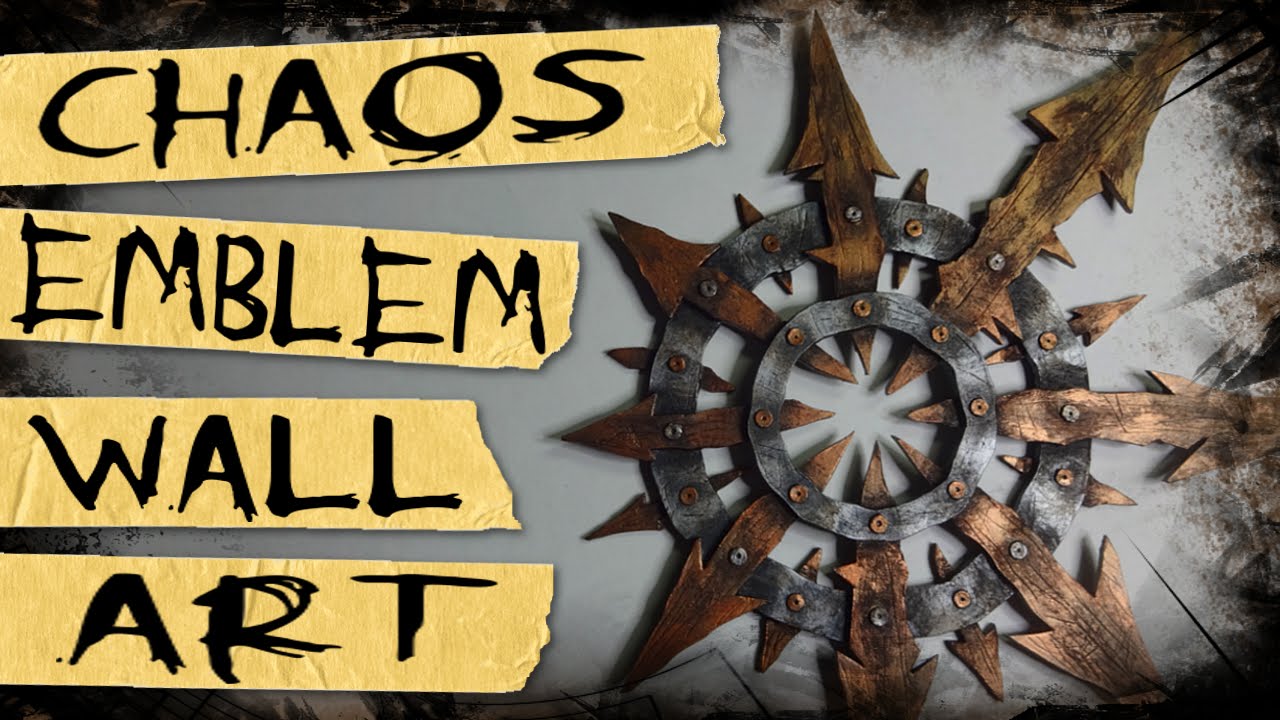 CHAOS EMBLEM WALL ART