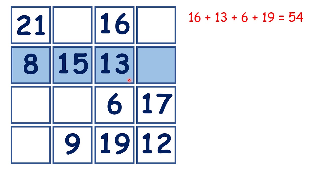 How to Solve a Magic Square: Formulas & Rules to Use